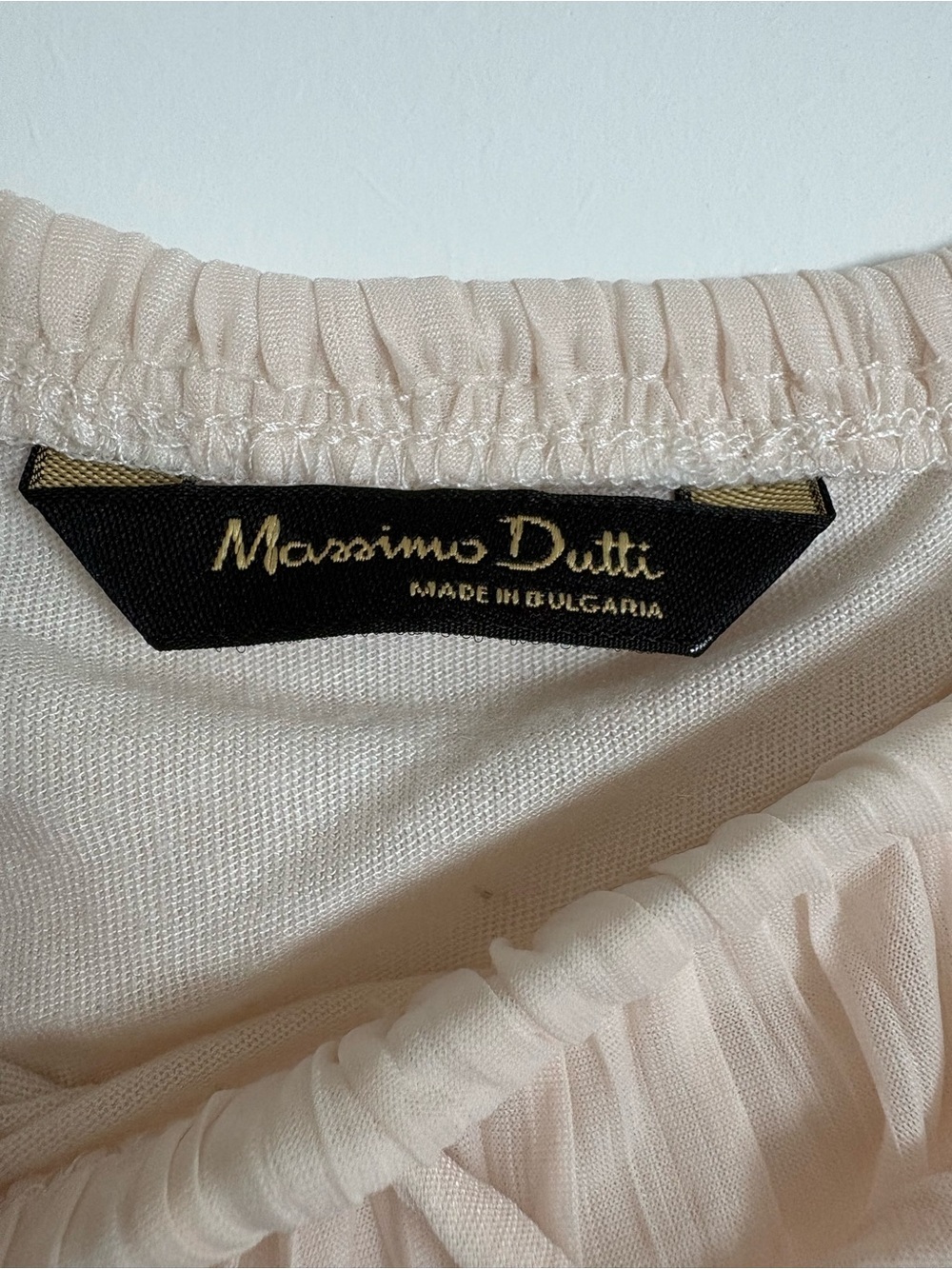 Massimo Dutti Pleated Maxi Skirt in Pale Peach - Picture 2 of 13